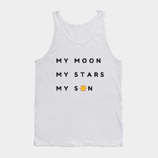 My Moon My Stars My Son- Mom and Son Tank Top